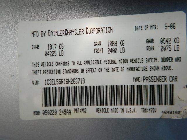 Chrysler Sebring Conv 2dr Touring 2006