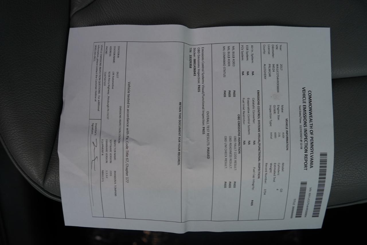 Audi Q3 2.0 TFSI Premium Plus quattro AWD 2017