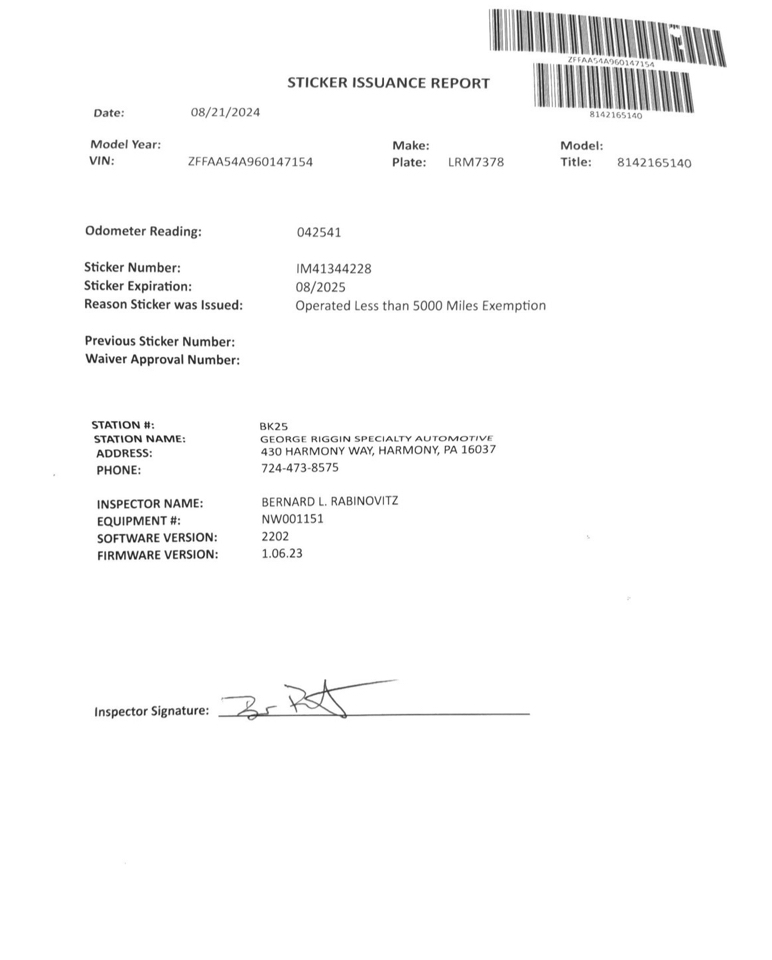 Ferrari 612 Scaglietti 2dr Cpe 2006