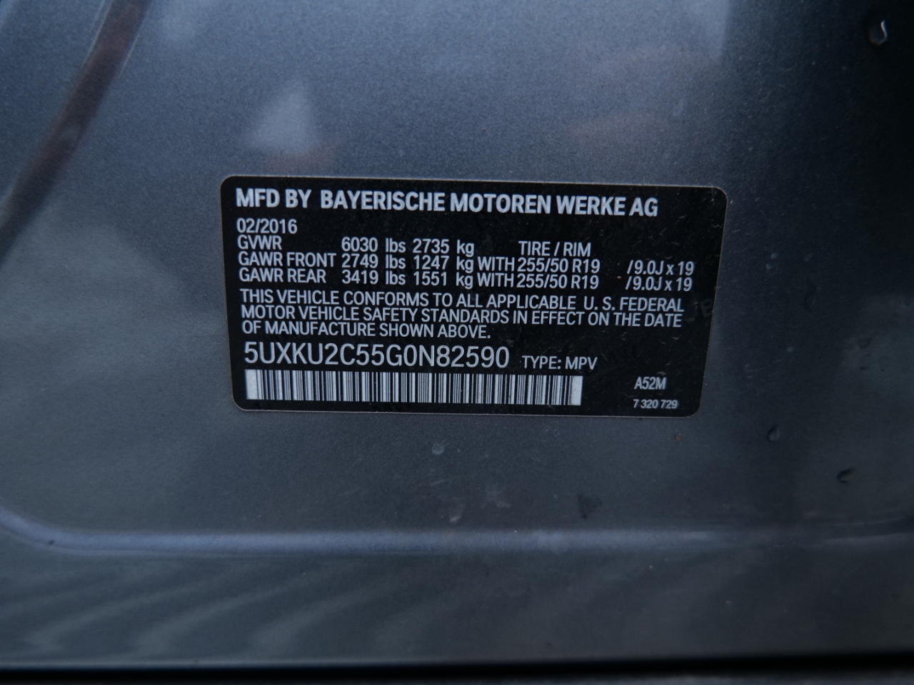 BMW X6 AWD 4dr xDrive35i 2016 BMW X6 AWD 4dr xDrive35i 2016