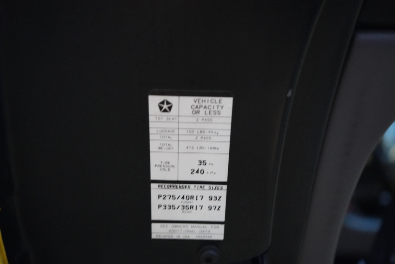 Dodge Viper 2dr RT/10 Convertible 1994