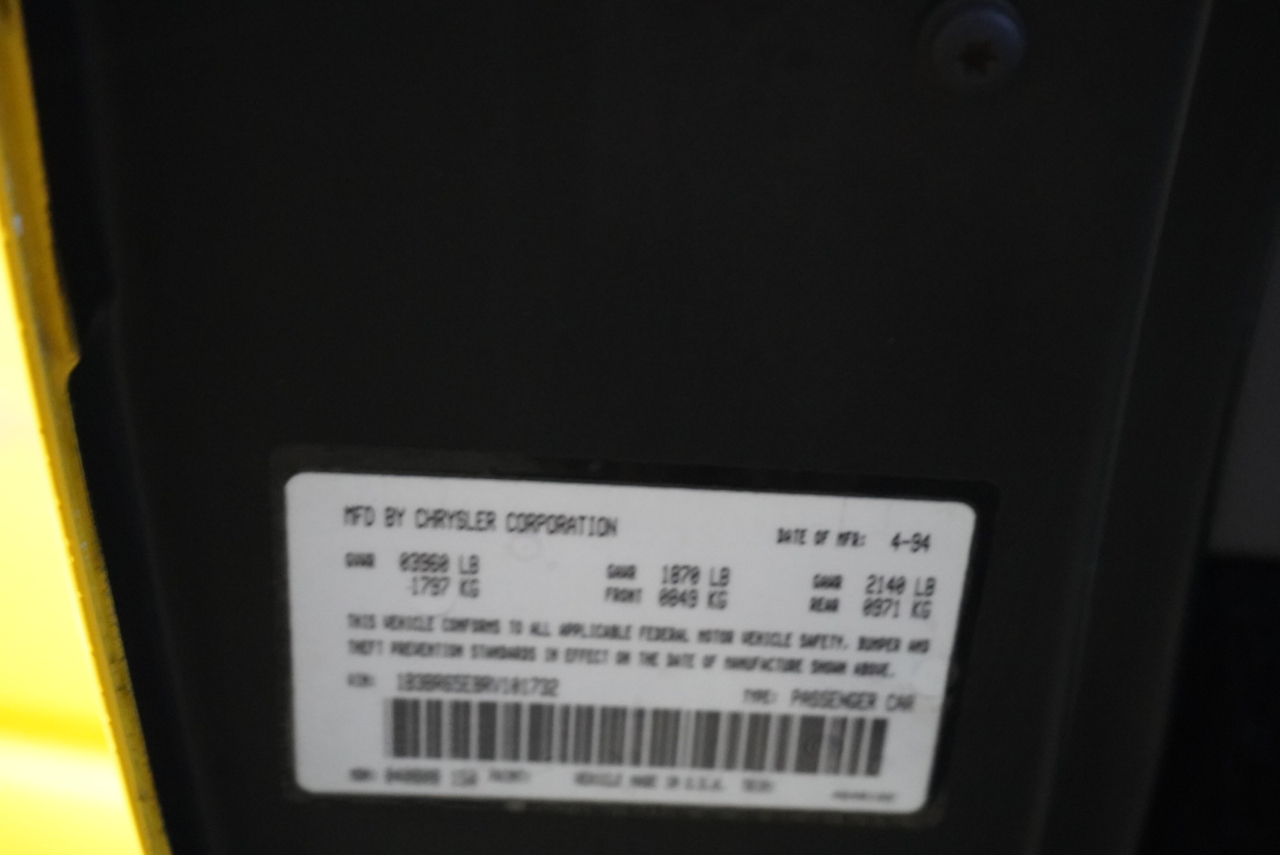 Dodge Viper 2dr RT/10 Convertible 1994