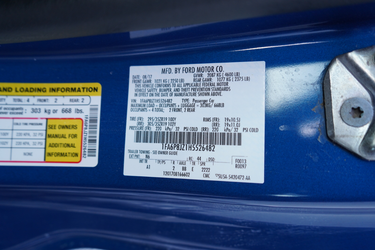 Ford Mustang Shelby GT350 Fastback 2017