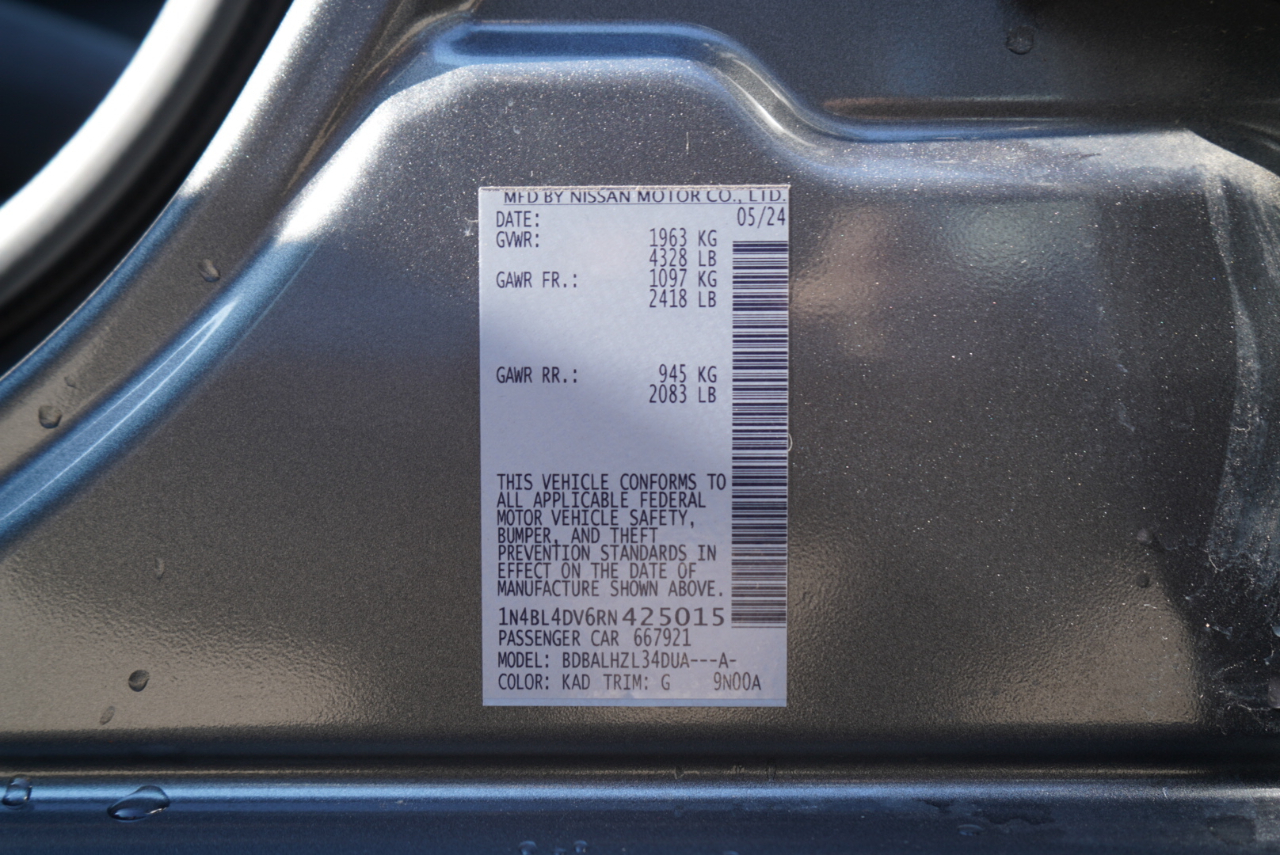 Nissan Altima 2.5 SV Sedan 2024