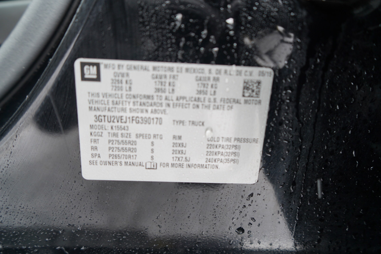 GMC Sierra 1500 4WD Crew Cab 143.5" SLT 2015