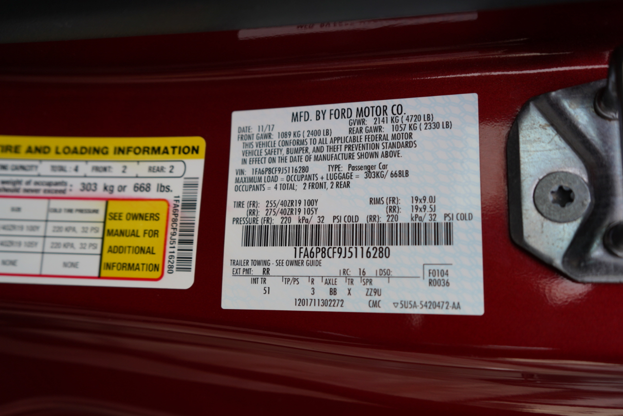 Ford Mustang GT Fastback 2018