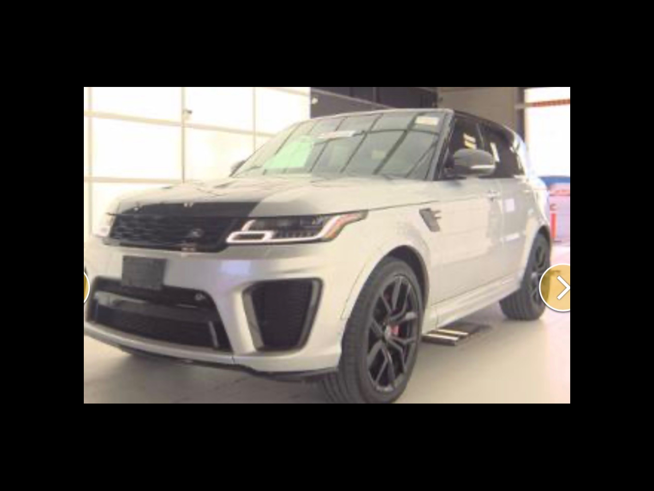 Land Rover Range Rover Sport V8 Supercharged SVR 2019