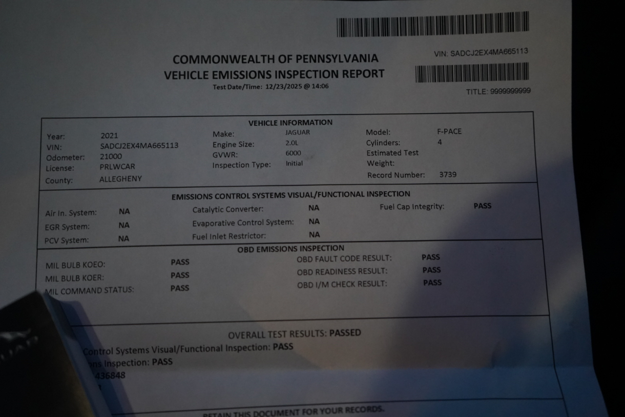 Jaguar F-Pace P250 AWD S 2021