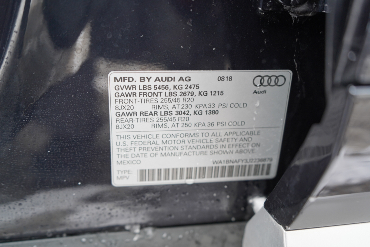 Audi Q5 2.0 TFSI Tech Premium Plus 2018