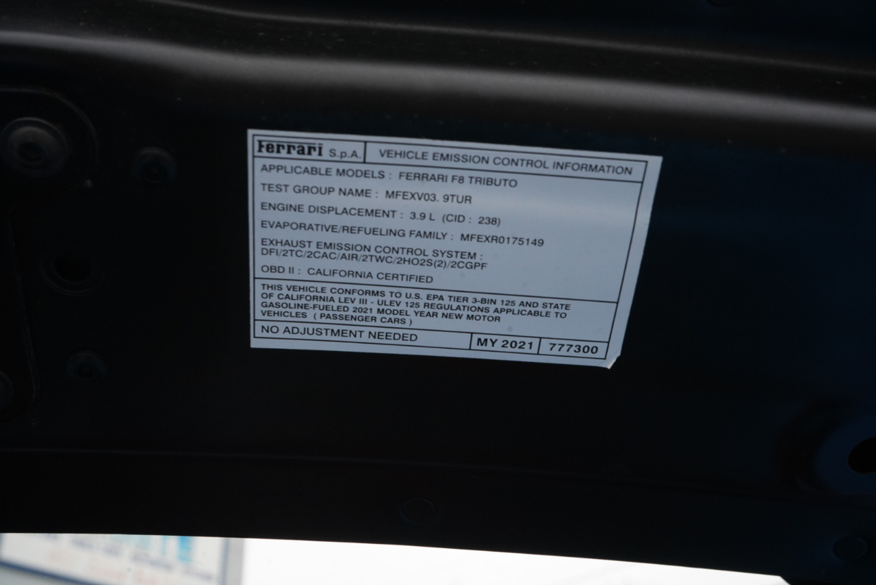 Ferrari F8 Tributo Coupe 2021