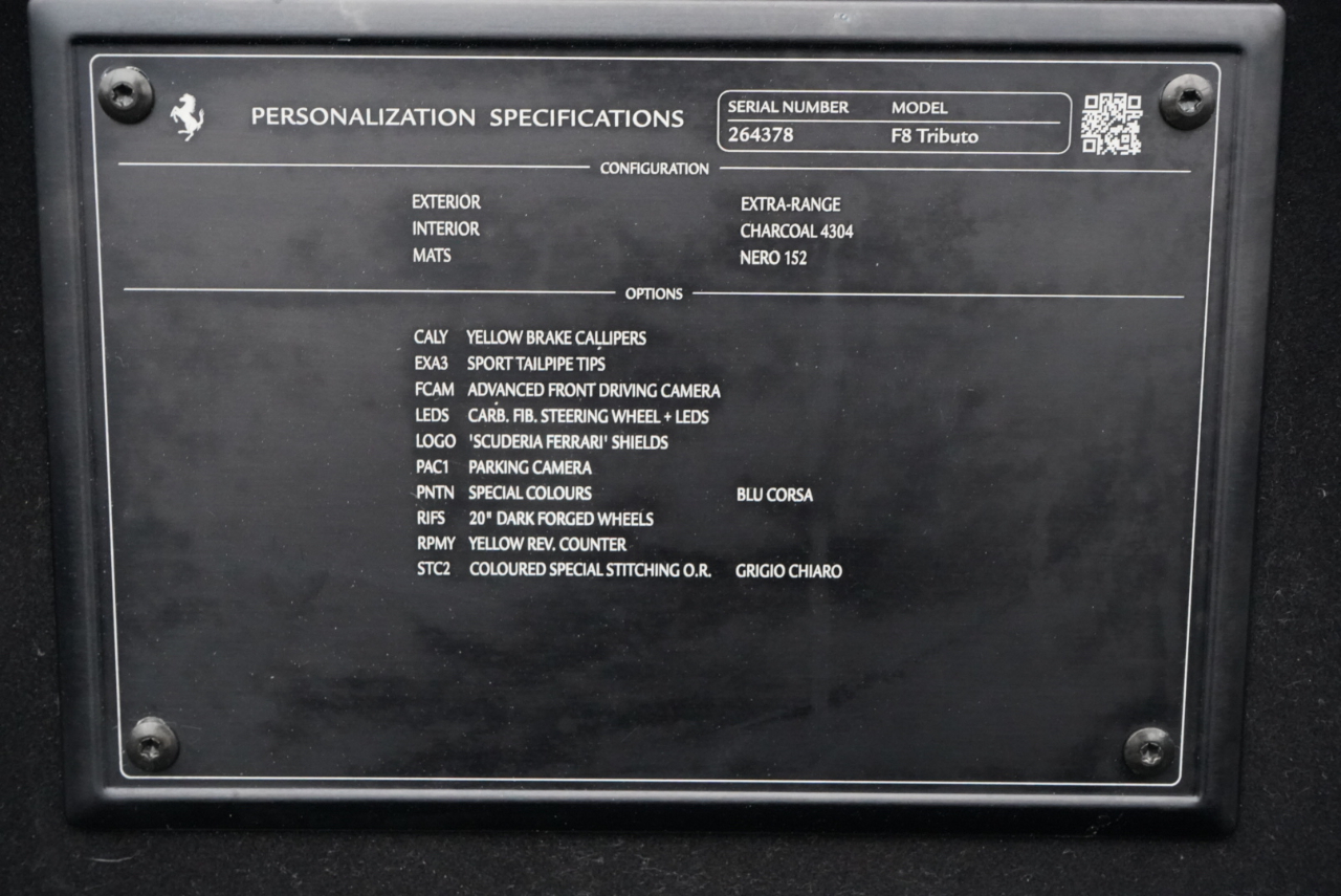 Ferrari F8 Tributo Coupe 2021