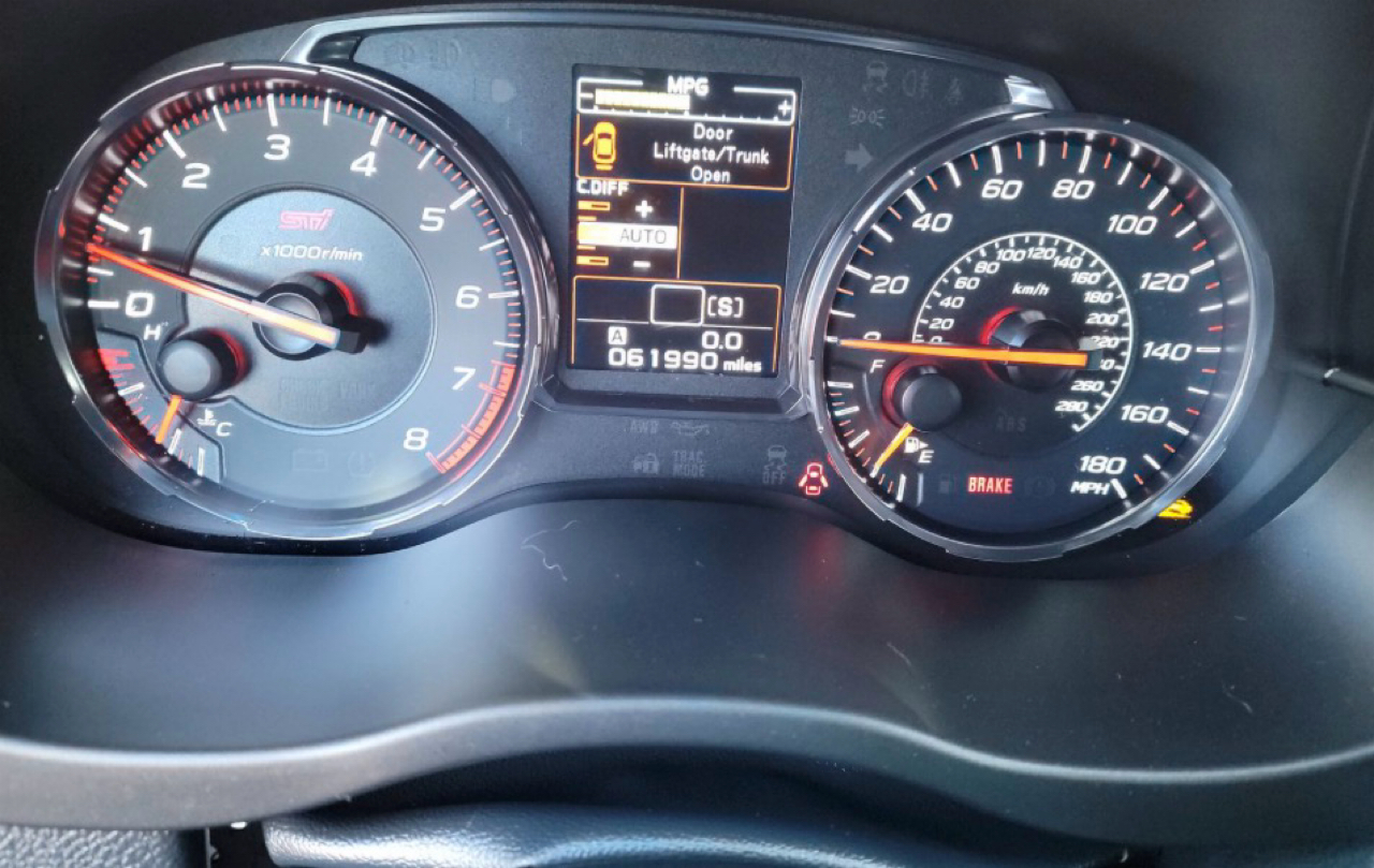 Subaru WRX STI Limited Manual w/Wing Spoiler 2021