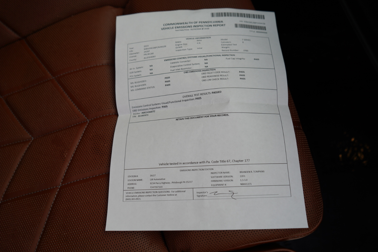 BMW 7 Series 760i xDrive Sedan 2023