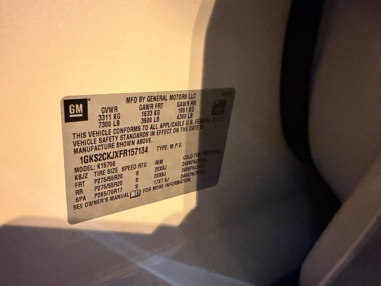 GMC Yukon 4WD 4dr Denali 2015