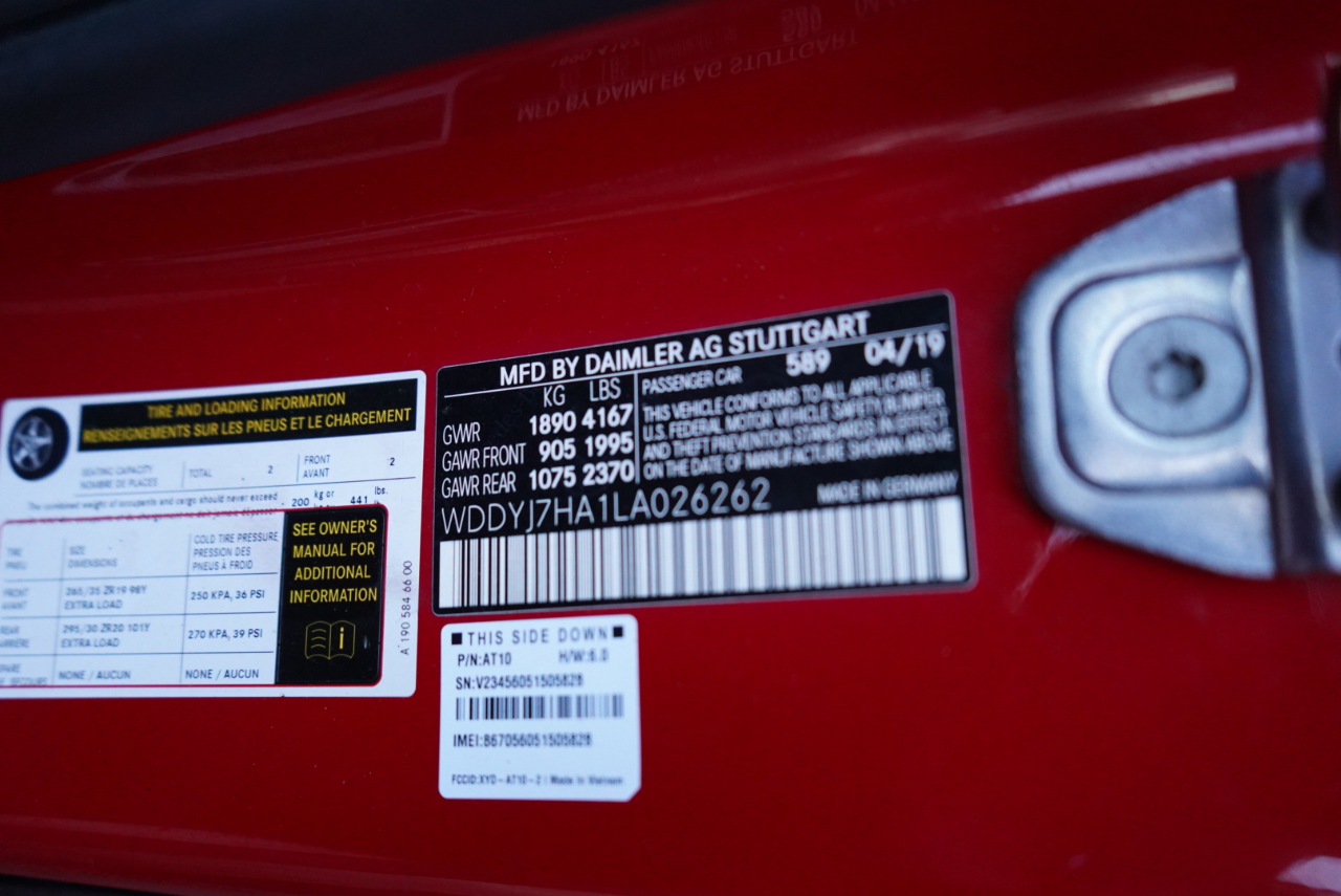 Mercedes-Benz AMG GT AMG GT Coupe 2020