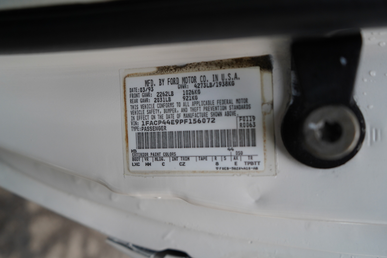 Ford Mustang 2dr Convertible LX 5.0L 1993