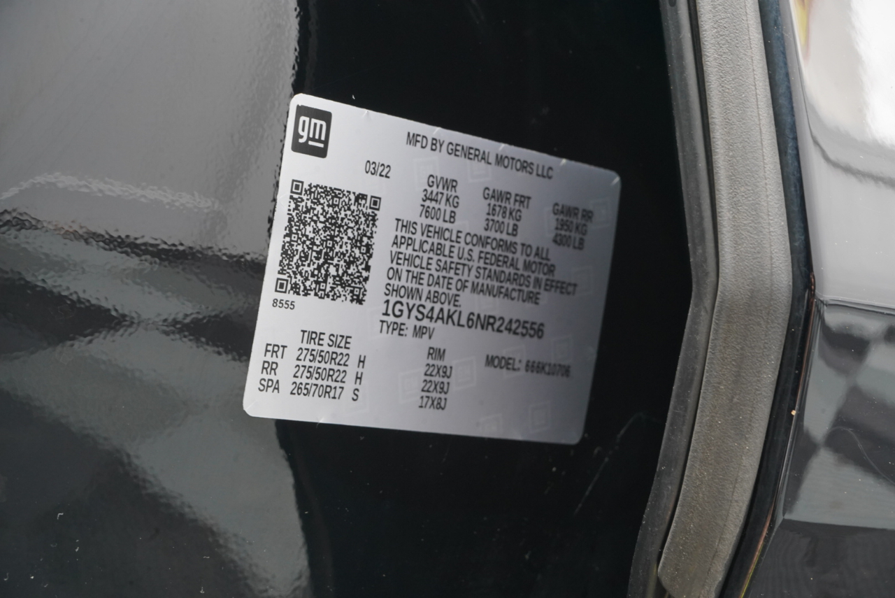 Cadillac Escalade 4WD 4dr Luxury 2022