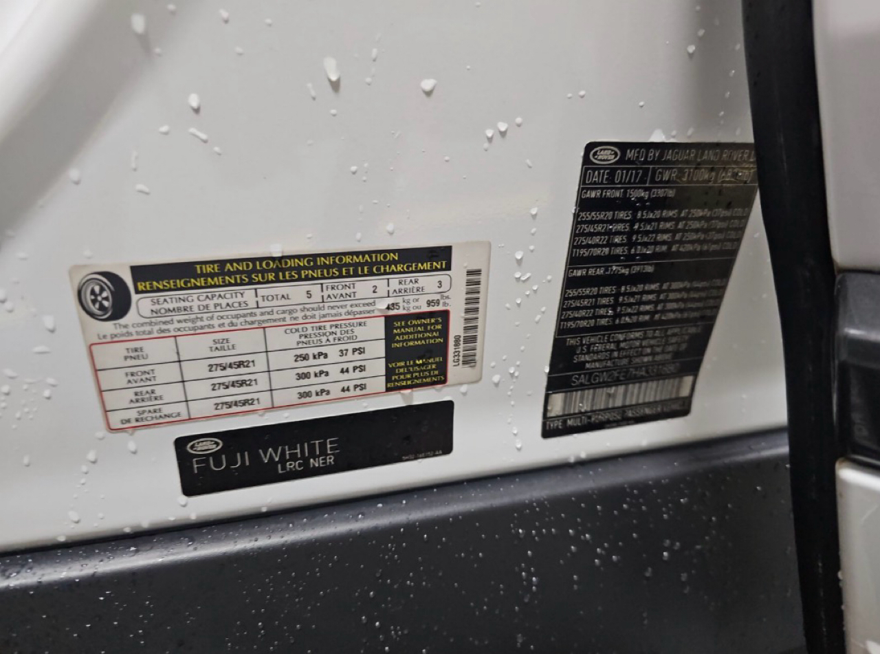 Land Rover Range Rover V8 Supercharged SV Autobiography Dynamic SWB 2017