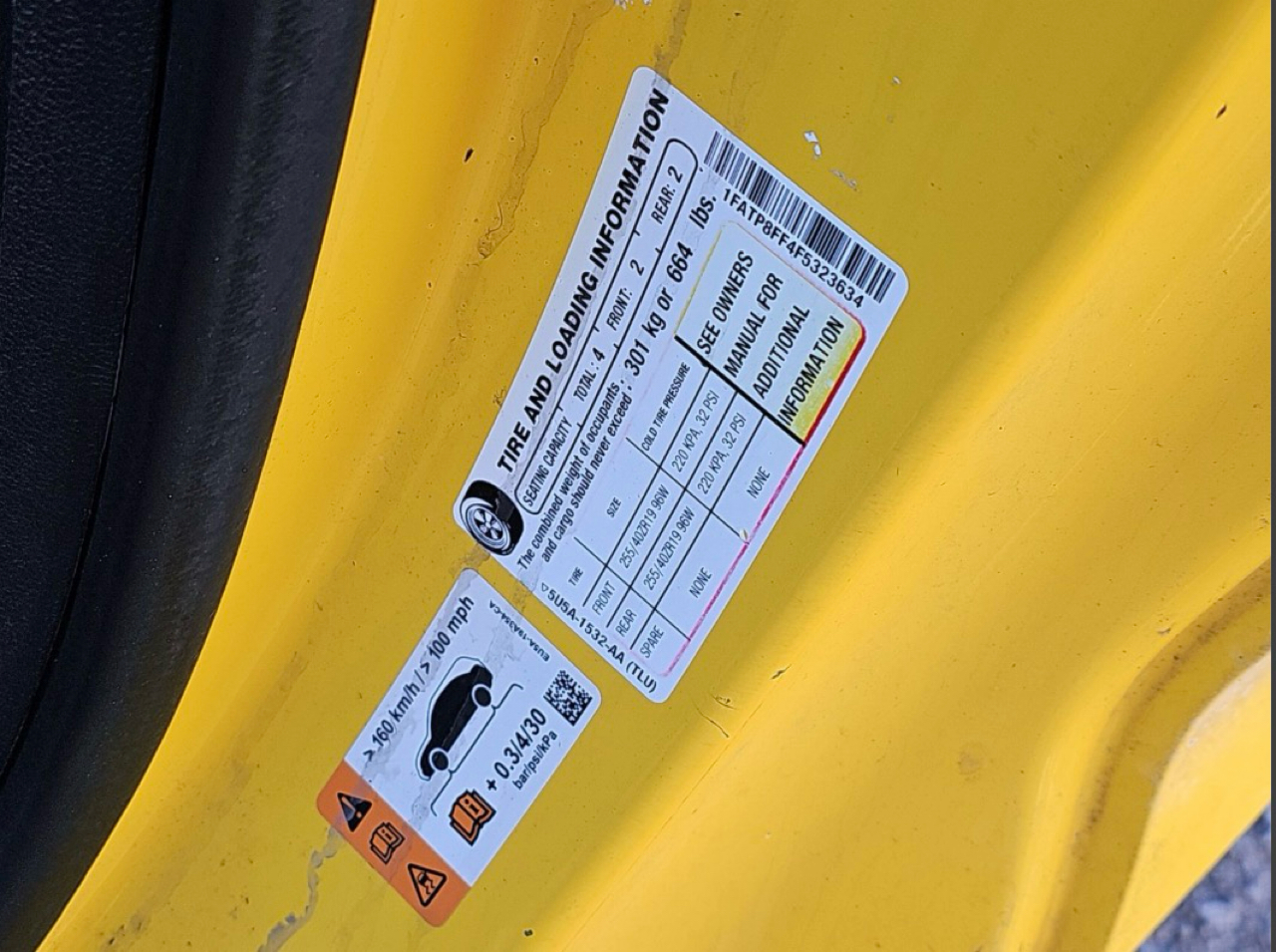 Ford Mustang 2dr Conv GT Premium 2015