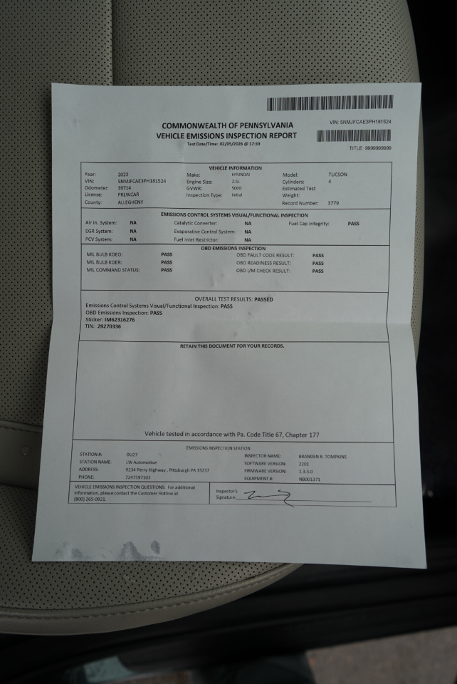 Hyundai Tucson SEL AWD 2023