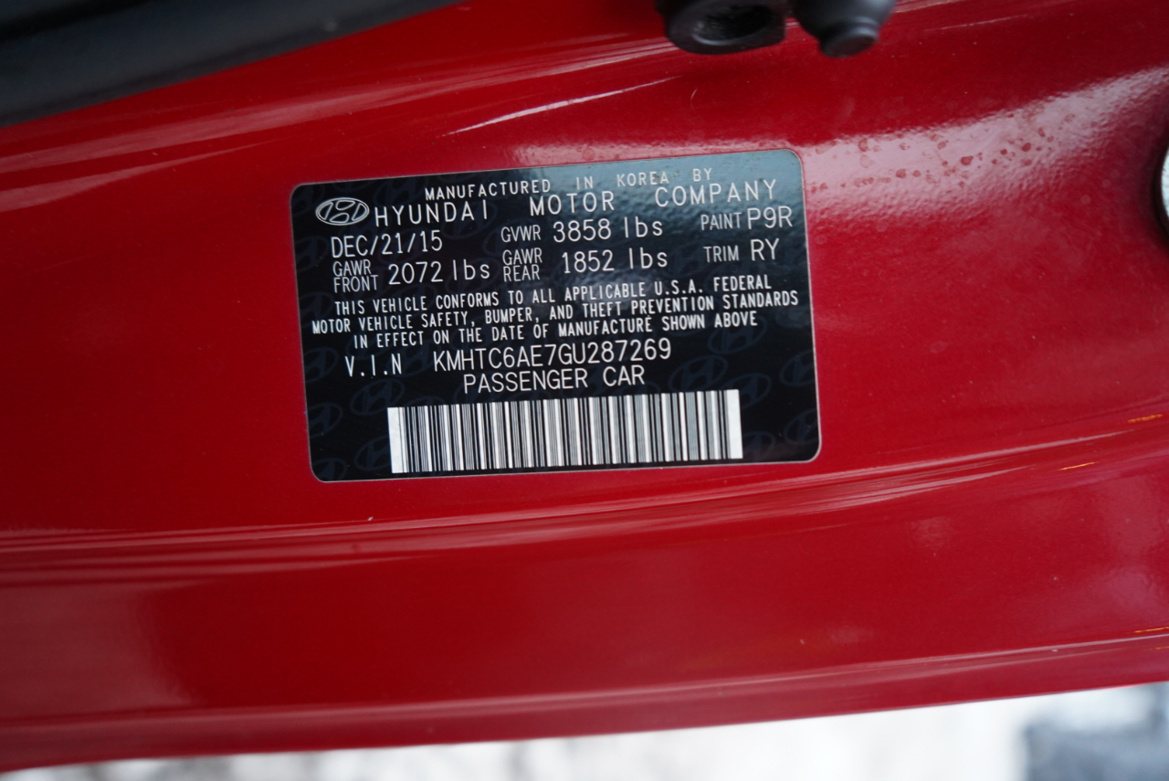 Hyundai Veloster 3dr Cpe Auto Turbo 2016