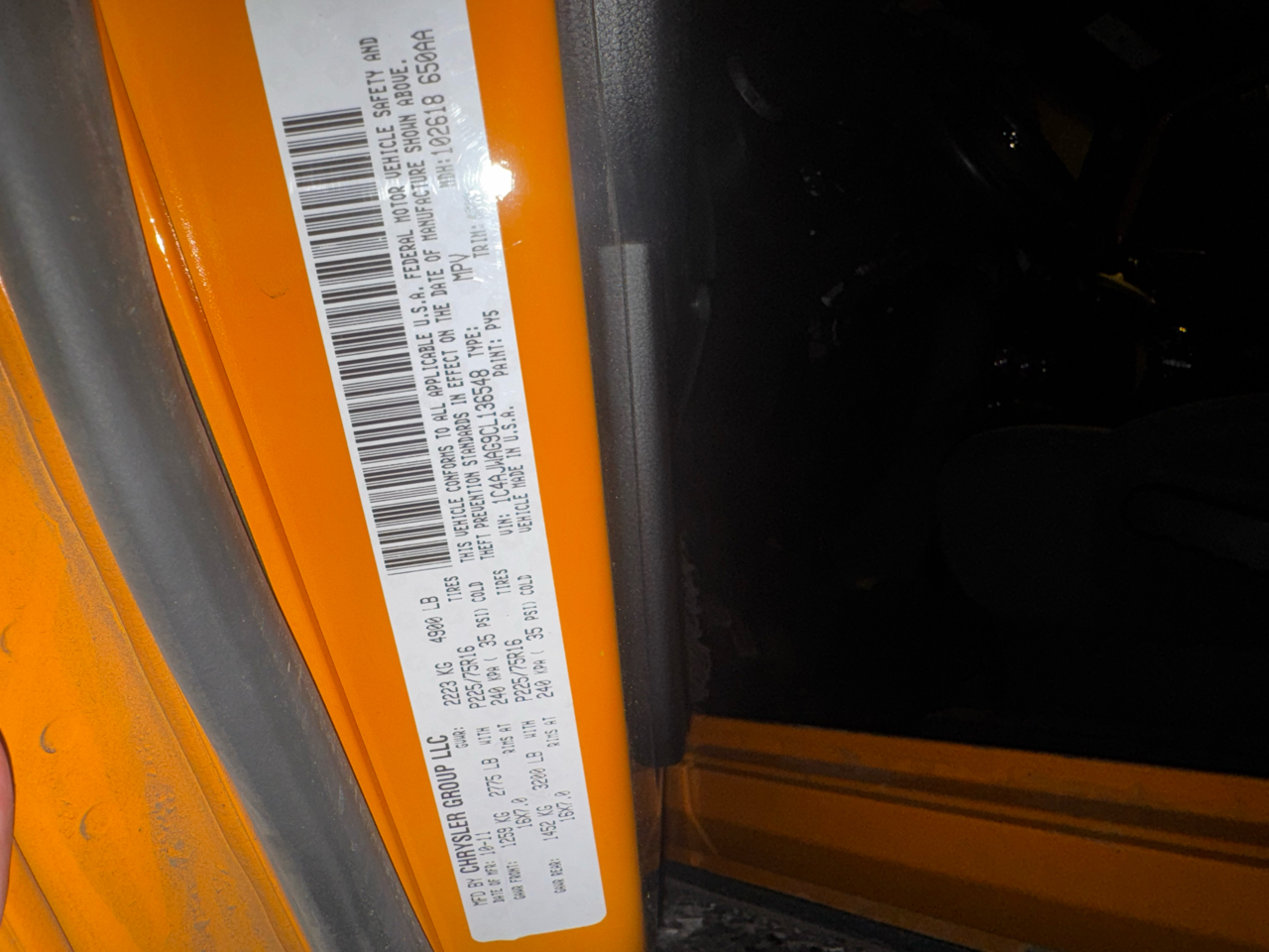 Jeep Wrangler 4WD 2dr Sport 2012