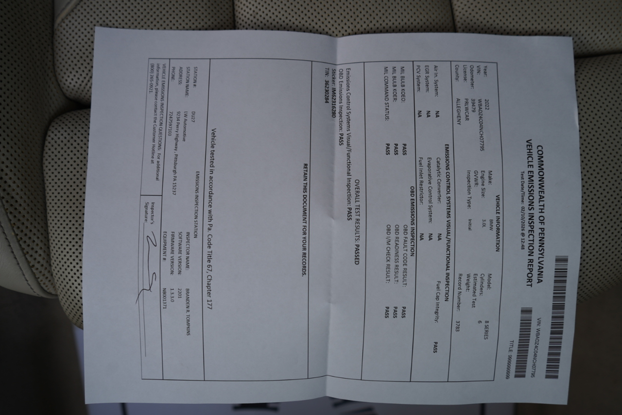 BMW 8 Series 840i xDrive Convertible 2022