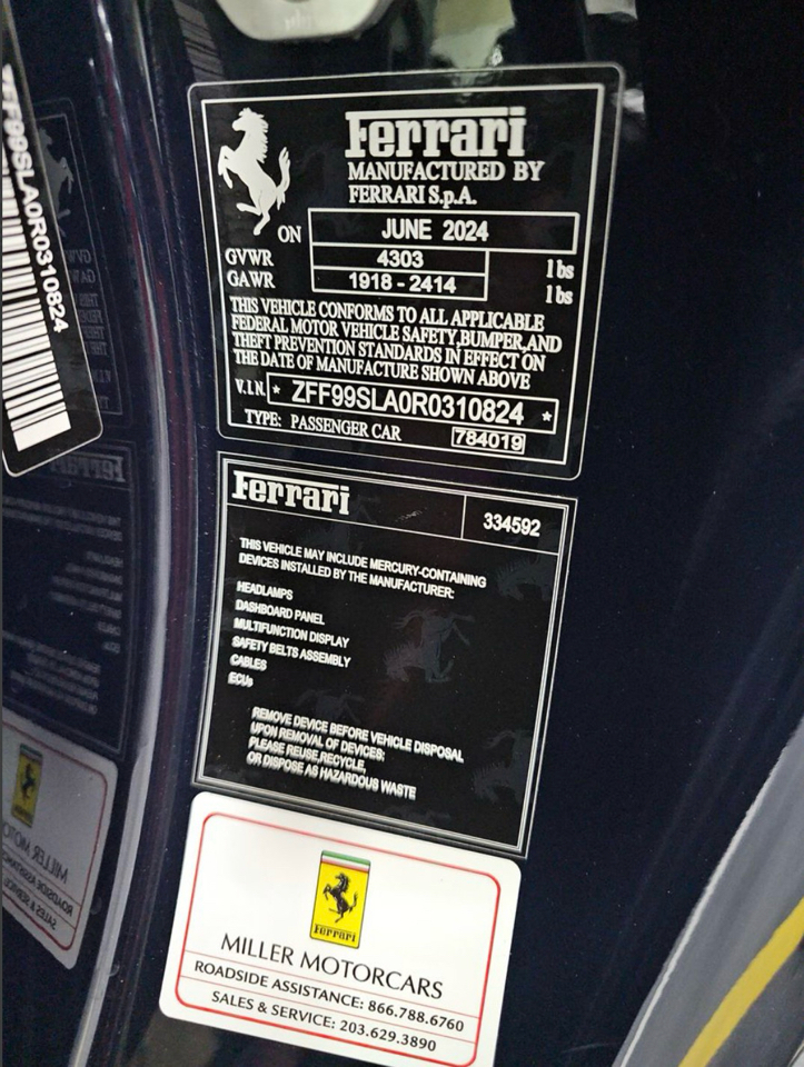 Ferrari 296 GTB Coupe 2024