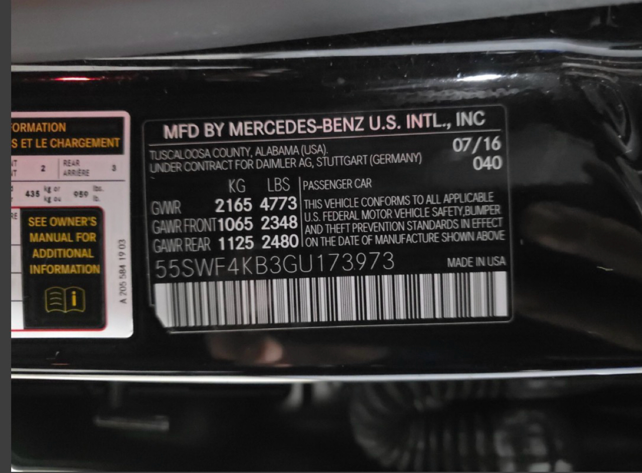 Mercedes-Benz C-Class 4dr Sdn C 300 4MATIC 2016