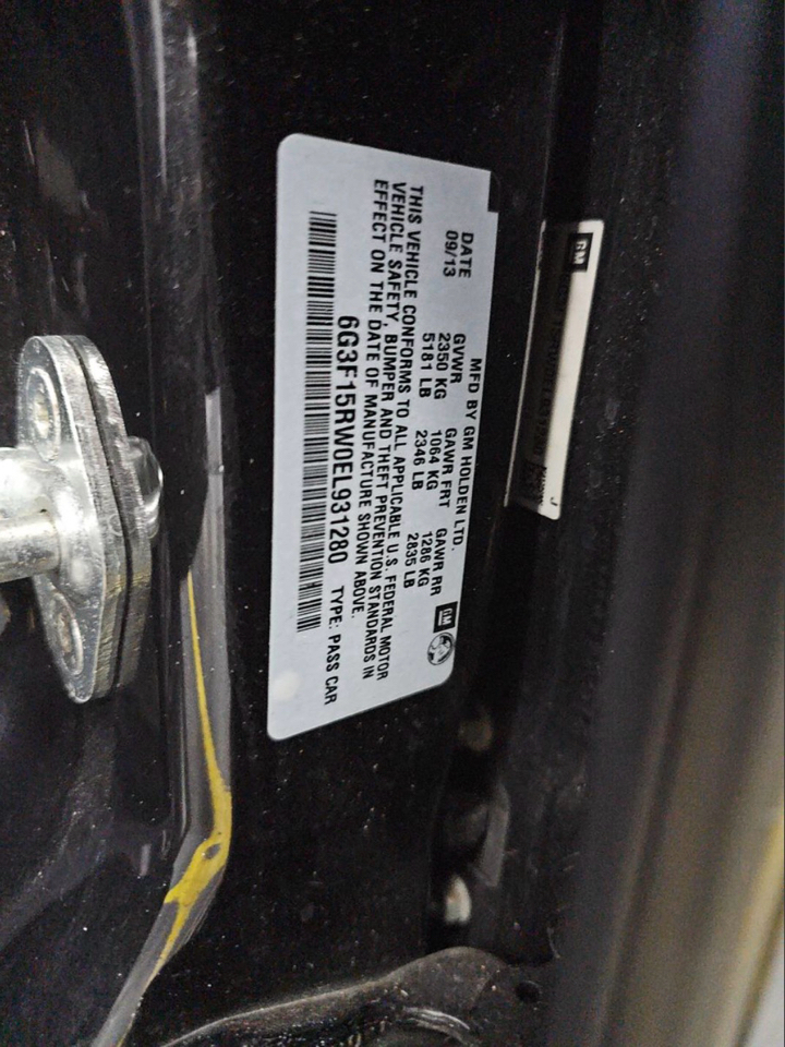 Chevrolet SS 4dr Sdn 2014