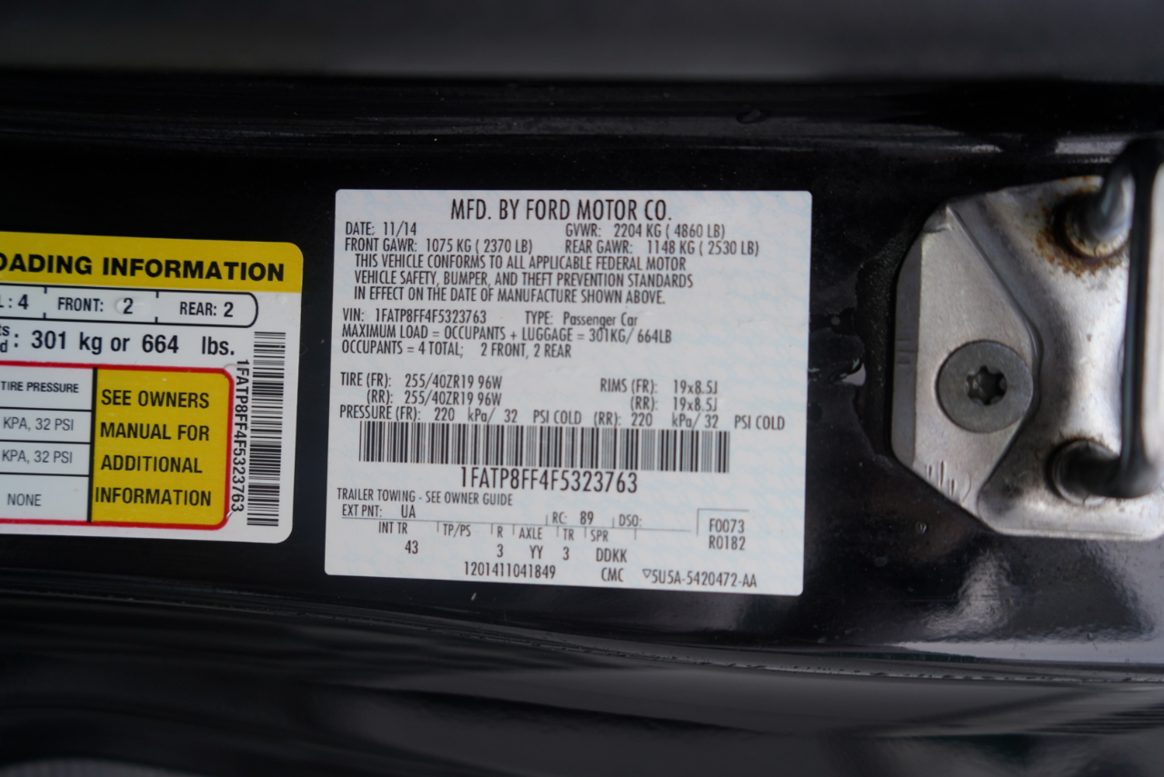 Ford Mustang 2dr Conv GT Premium 2015