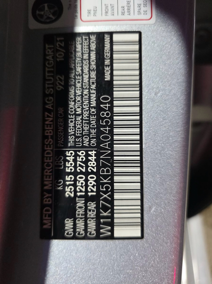 Mercedes-Benz AMG GT AMG GT 43 4-Door Coupe 2022