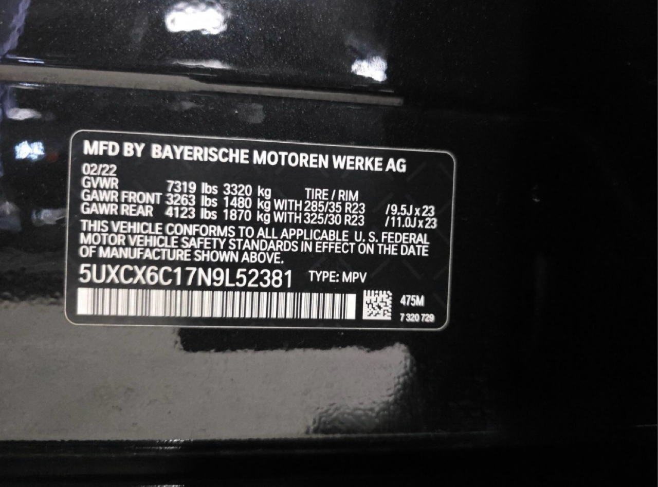 BMW X7 ALPINA XB7 Sports Activity Vehicle 2022