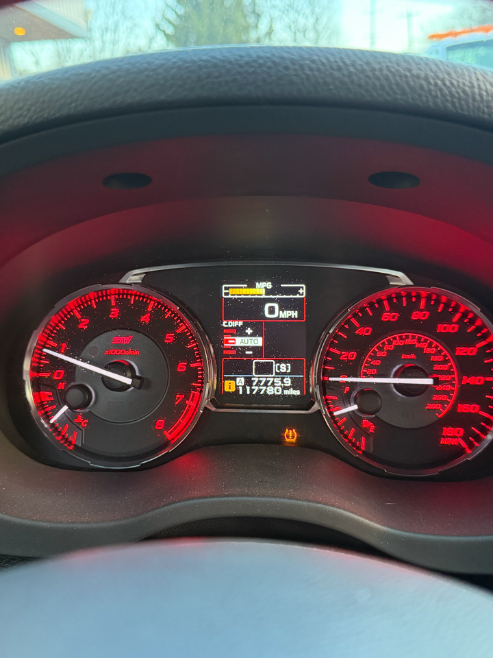 Subaru WRX STI Manual 2017