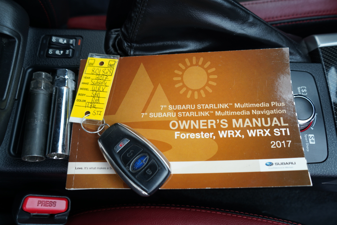 Subaru WRX STI Manual 2017