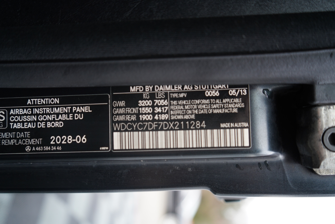 Mercedes-Benz G-Class 4MATIC 4dr G 63 AMG 2013