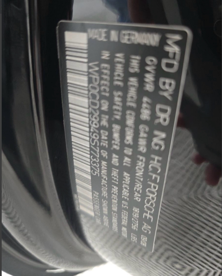 Porsche 911 2dr Cabriolet Turbo 2009