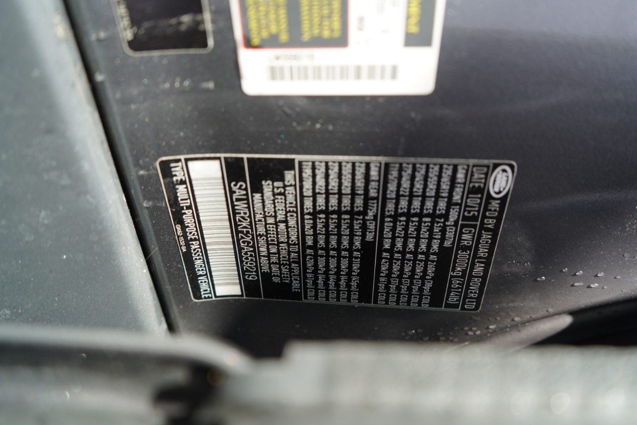 Land Rover Range Rover Sport 4WD 4dr V6 Diesel HSE 2016