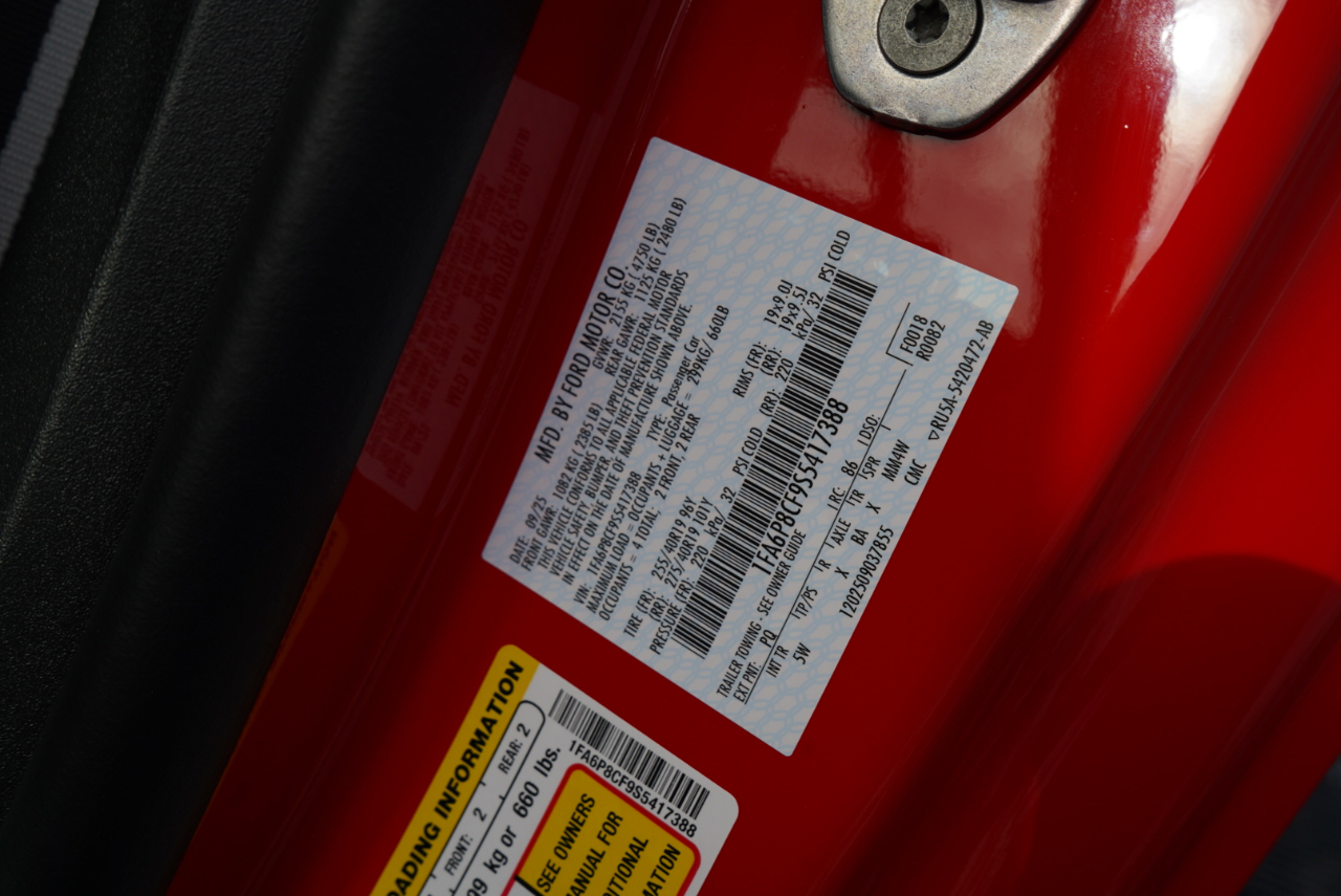 Ford Mustang 2dr Fastback Shelby GT350 2025