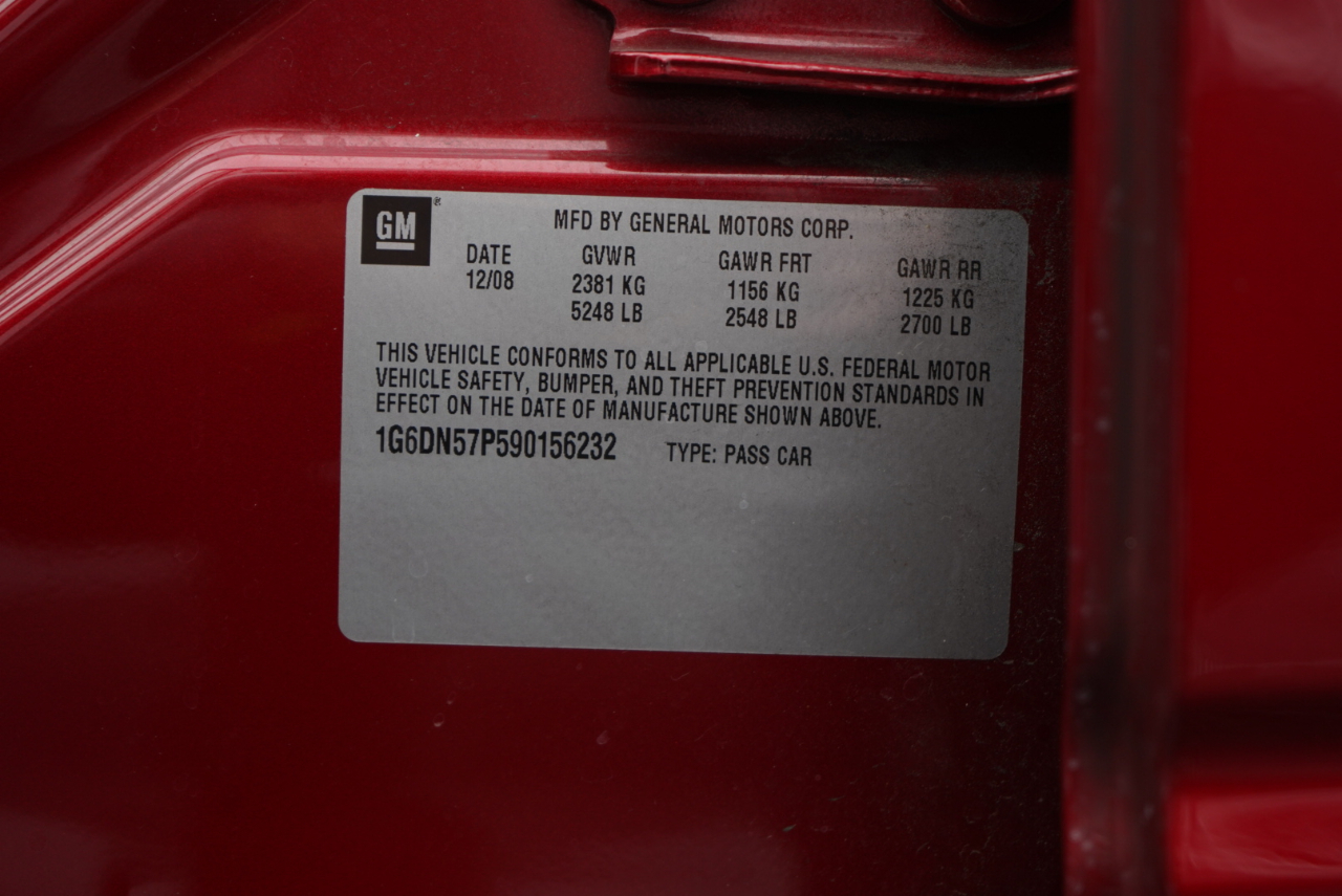 Cadillac CTS-V 4dr Sdn 2009