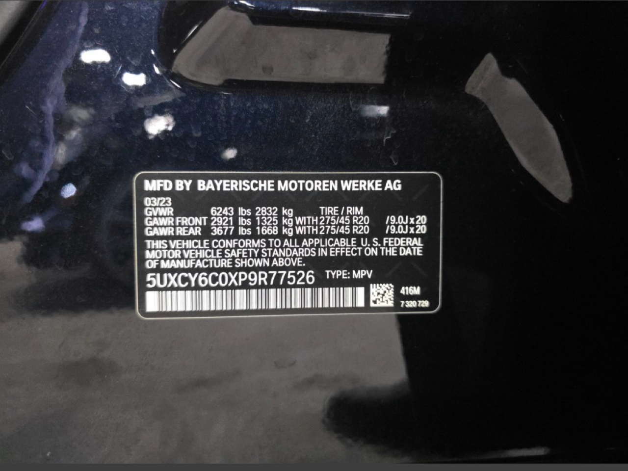 BMW X6 xDrive40i Sports Activity Coupe 2023