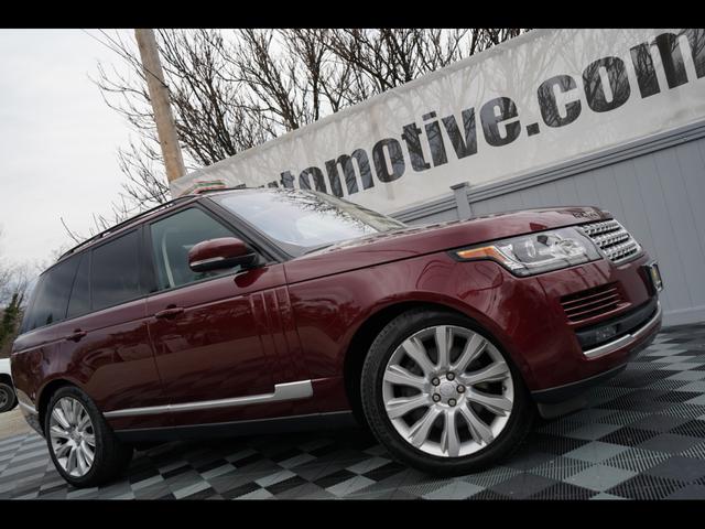 Red 2017 Land Rover Range Rover V8 Supercharged 4WD SUV / Crossover All-Wheel Drive Automatic