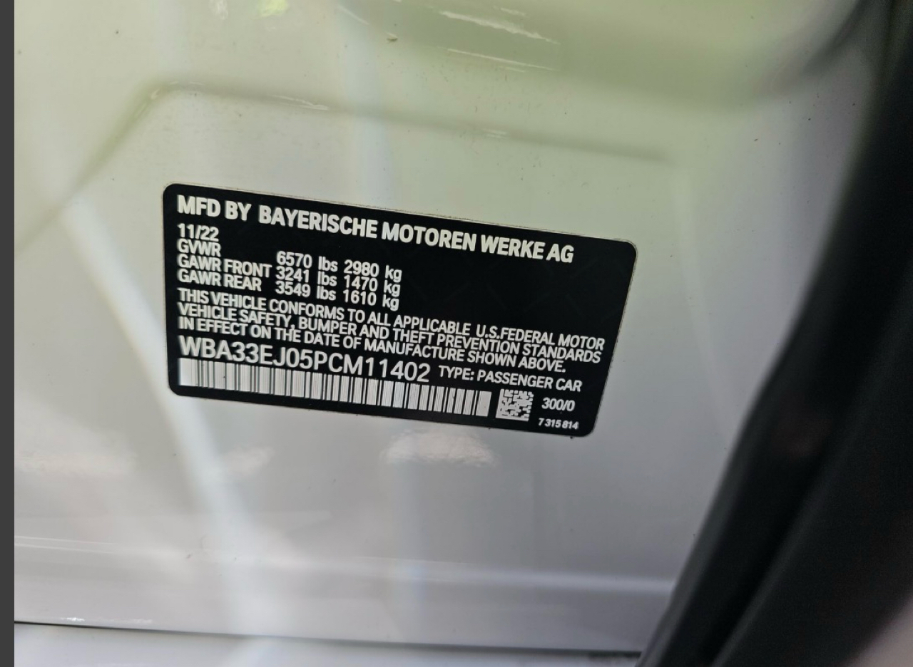 BMW 7 Series 760i xDrive Sedan 2023