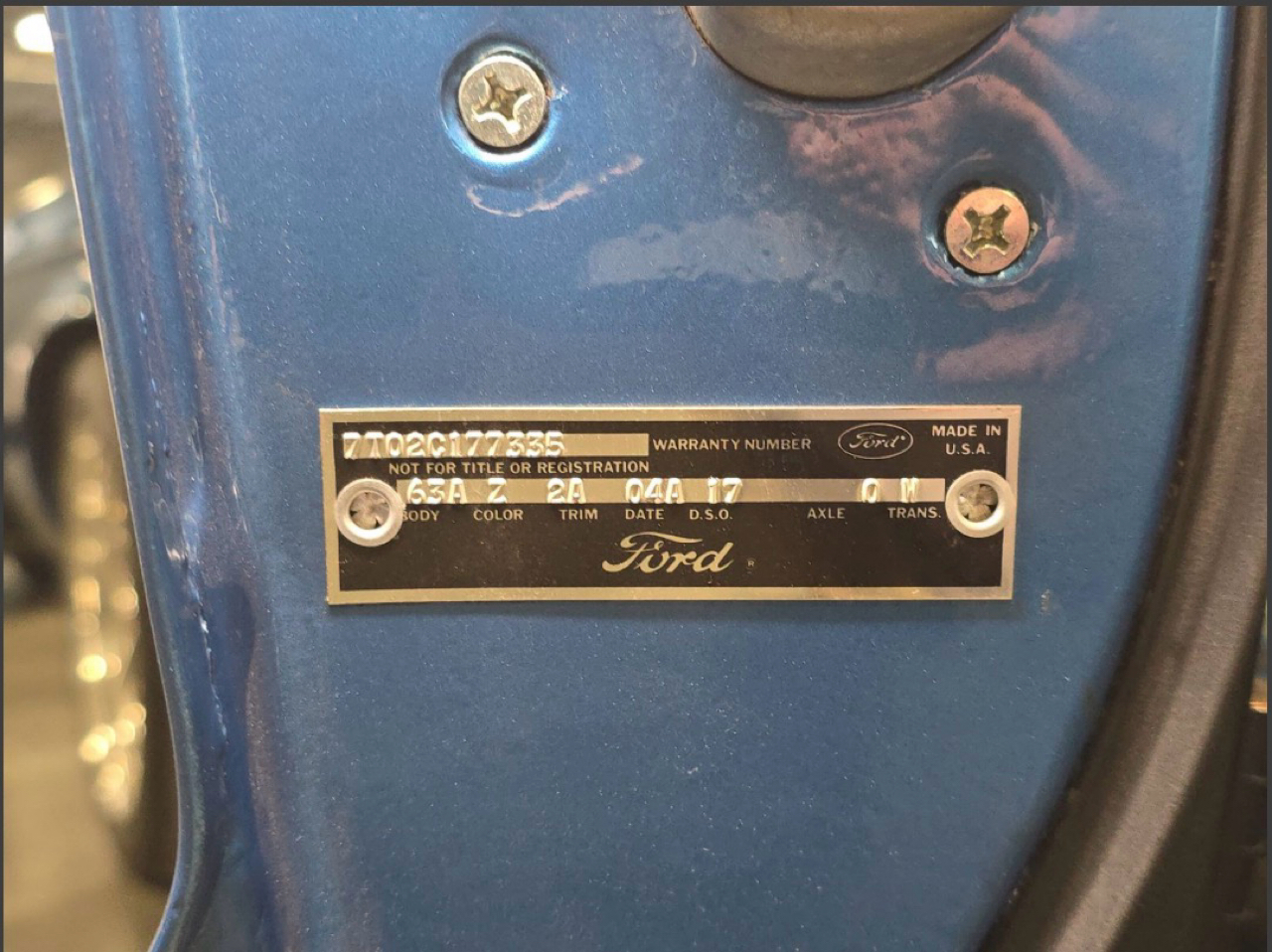 Ford Mustang 2dr Cpe Shelby GT500 1967