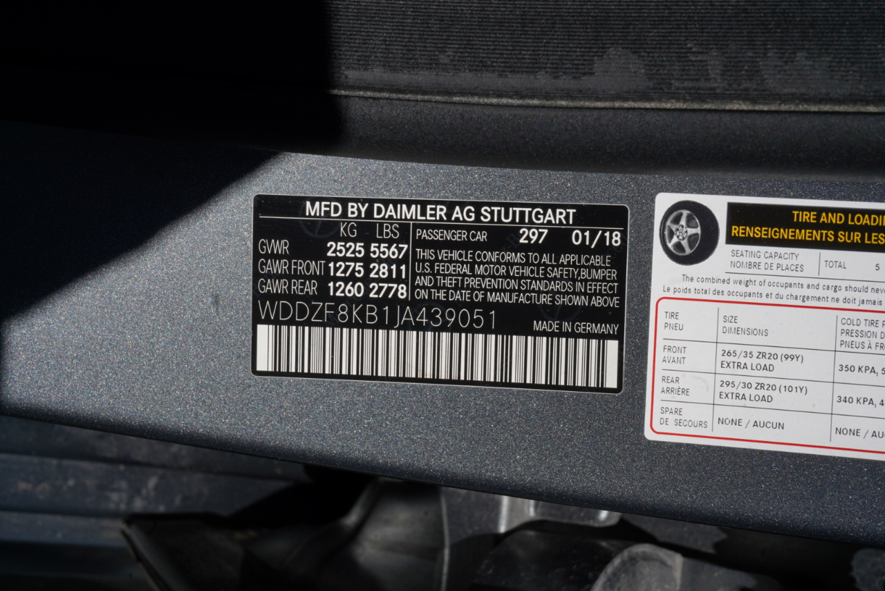 Mercedes-Benz E-Class AMG E 63 S 4MATIC Sedan 2018