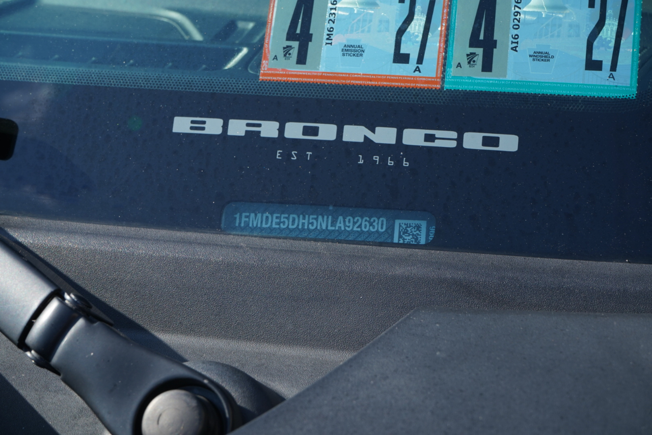 Ford Bronco Black Diamond 4 Door Advanced 4x4 2022