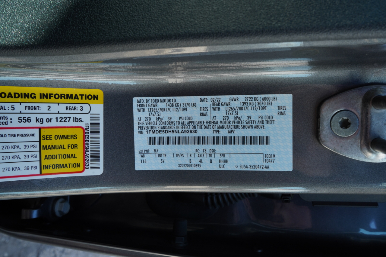 Ford Bronco Black Diamond 4 Door Advanced 4x4 2022