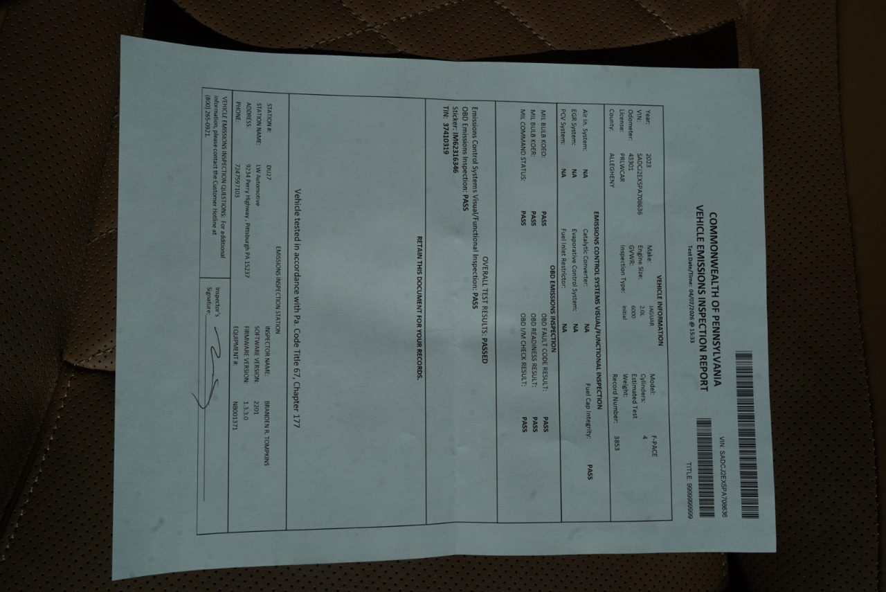 Jaguar F-Pace S P250 AWD 2023