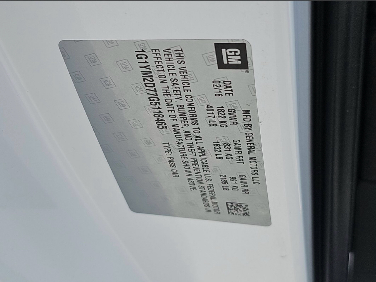 Chevrolet Corvette 2dr Stingray Z51 Cpe w/3LT 2016