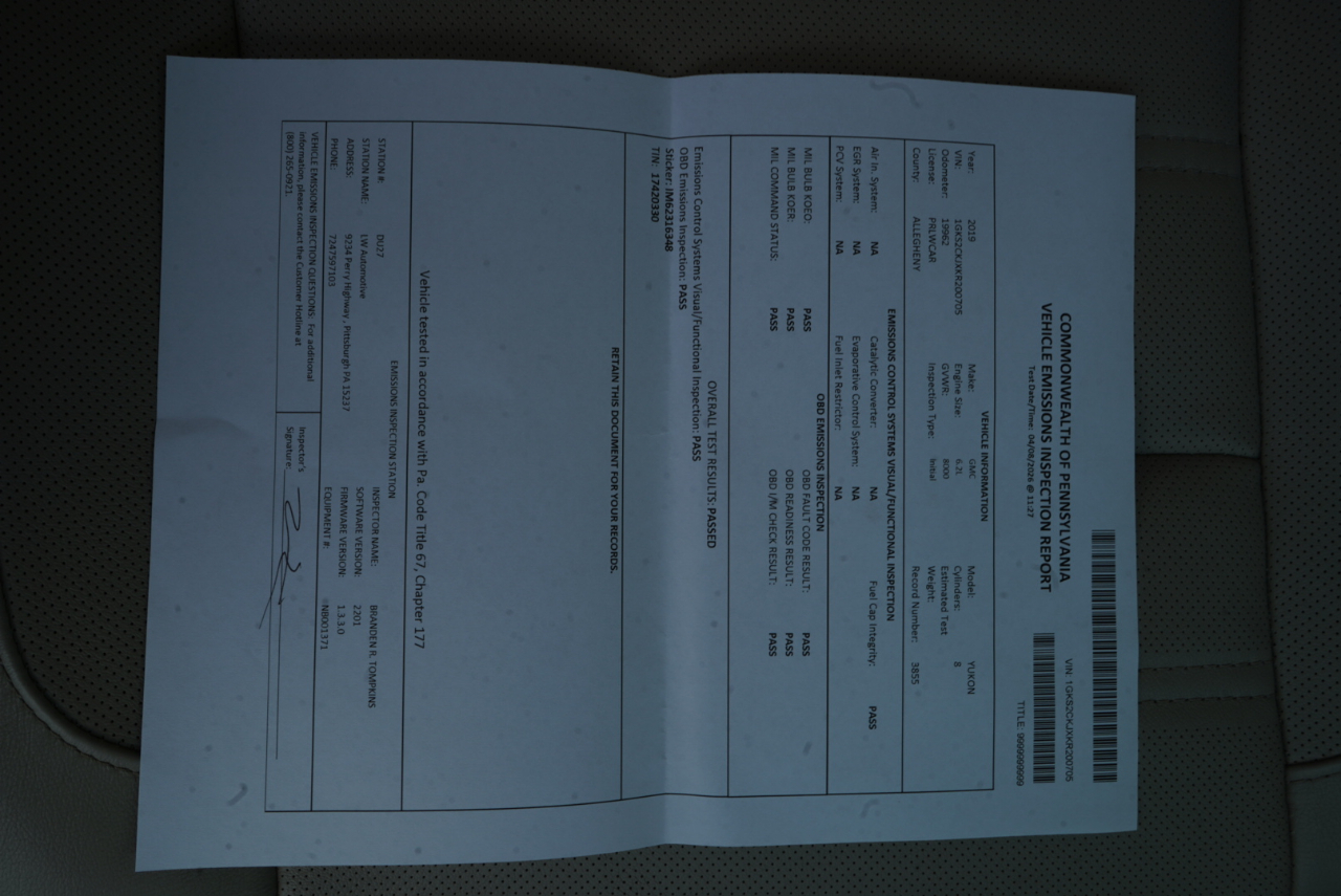 GMC Yukon 4WD 4dr Denali 2019